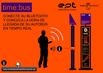 El sistema Time:Bus permite conocer la llegada exacta del autobús