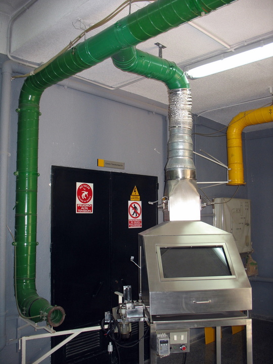 Laboratorio de ventilación por extracción localizada