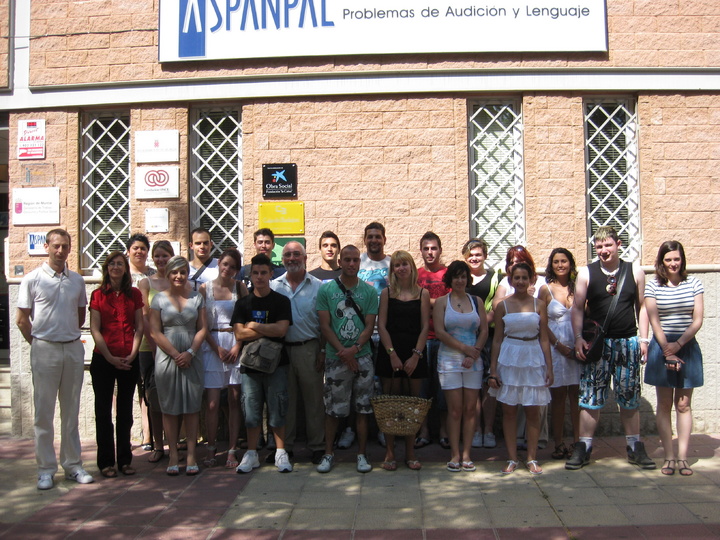 Encuentro de jóvenes ingleses sordos del programa de intercambio juvenil 'Amigos sordos en Europa'