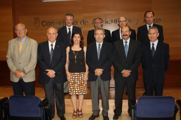 Foto del equipo directivo de la Consejería de Agricultura y Agua