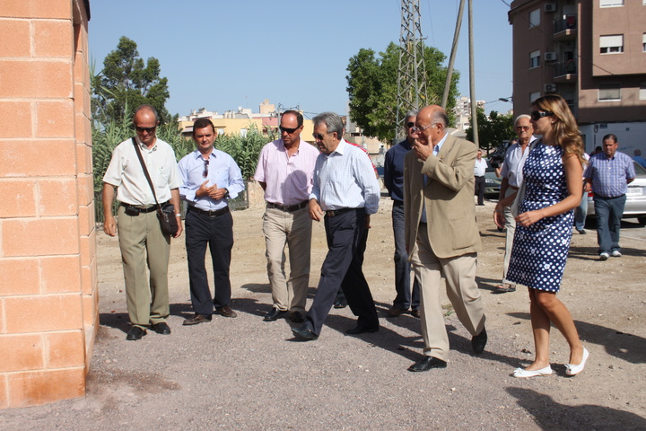 Inauguración de las obras de acondicionamiento de la acequia Los Charcos en Cieza