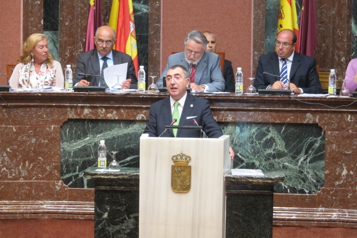 Comparecencia del consejero de Presidencia en la Asamblea Regional