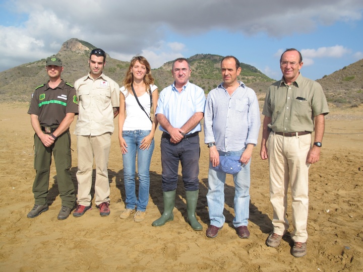 Liberación de dos tortugas bobas en el Parque Regional de Calblanque 3