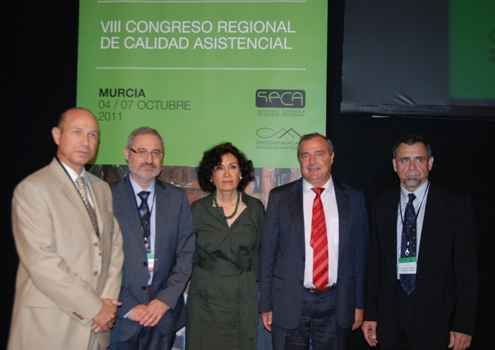 García Córdoba inaugura el XXIX Congreso de la Sociedad Española de Calidad Asistencial y VIII de la Sociedad Murciana de Calidad Asistencial