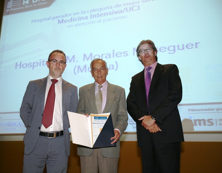 La Unidad de Cuidados Intensivos del Hospital Morales Meseguer recibe el premio 'Best in Class 2011'