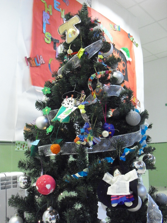 Intercambio de adornos navideños