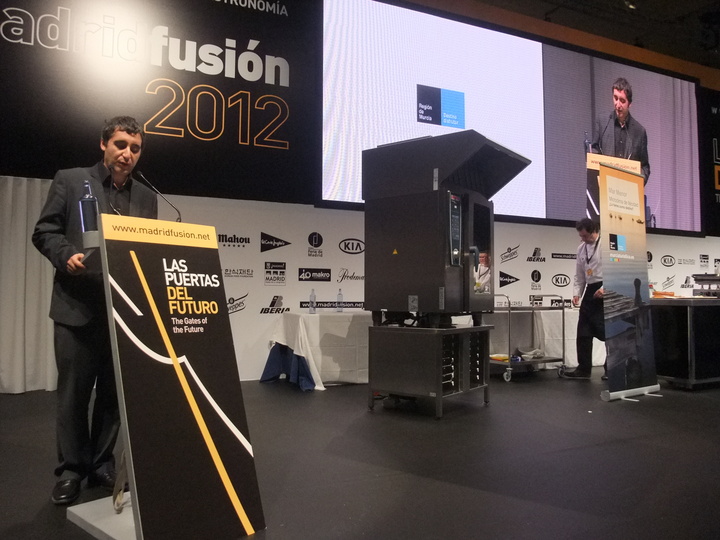 El consejero de Cultura y Turismo, Pedro Alberto Cruz, en Madrid Fusión