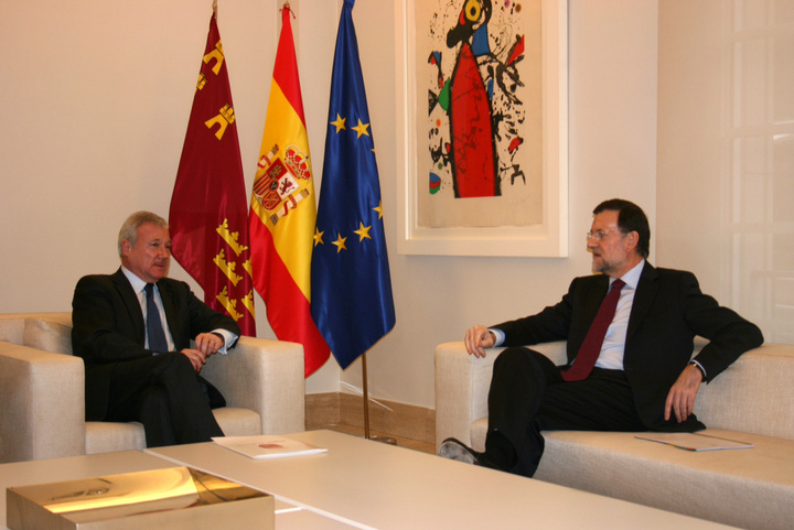 Reunión entre Valcárcel y Rajoy (2)