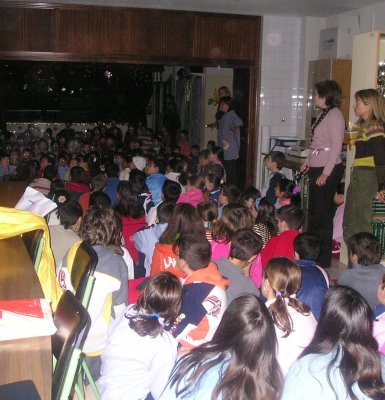 Simulacro de confinamiento en el colegio Los Alumbres