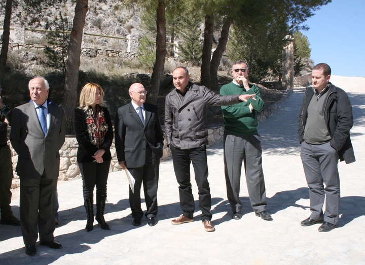 Visita a las obras de adecuación en el paraje natural de la Fuente de las Tosquillas