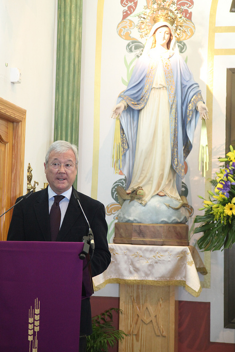 Valcárcel pronuncia el pregón de Semana Santa en la pedanía lorquina de La Hoya (1)