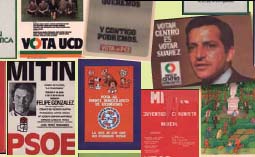 Carteles electorales transición