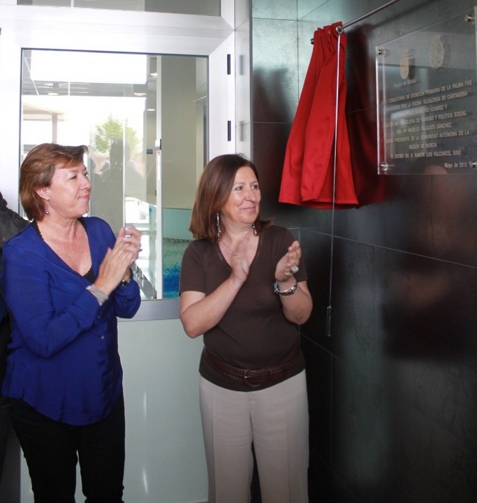 Inauguración del consultorio médico de La Palma.