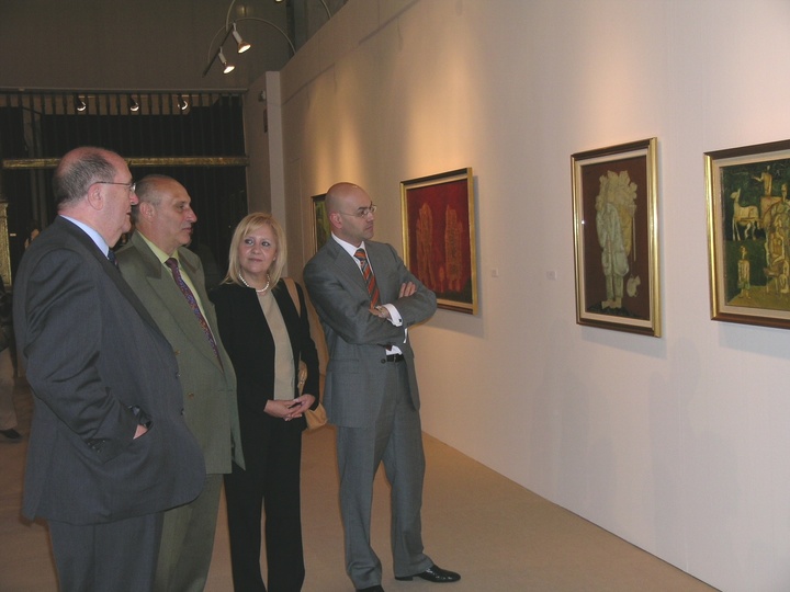 Inauguración de la exposición Francisco Serna