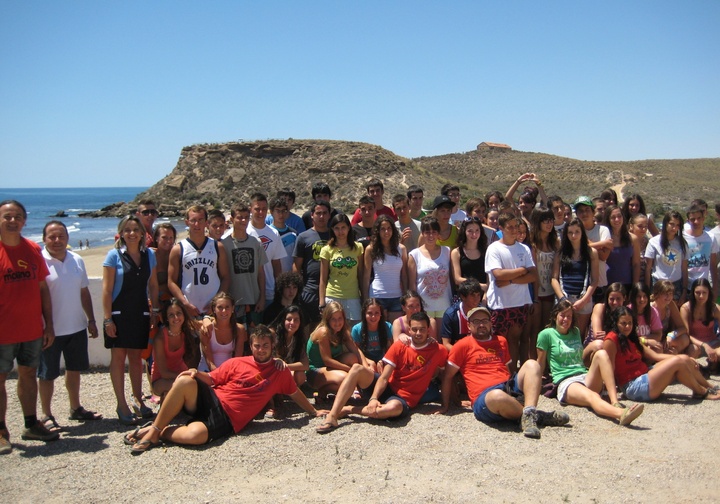 Visita al campamento de verano de Calarreona (Águilas)