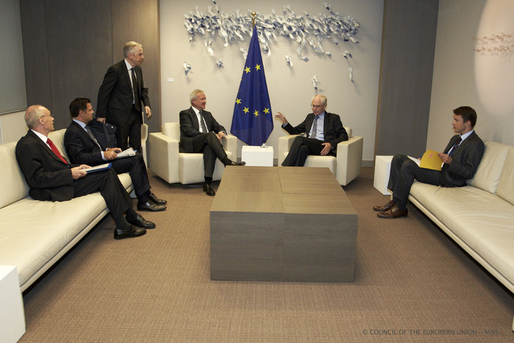 Reunión entre Valcárcel y el presidente del Consejo Europeo (2)