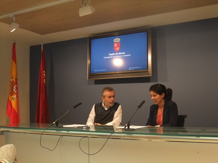 El director general de Bienes Culturales, Francisco Giménez, durante la presentación de las Jornadas Europeas de Patrimonio