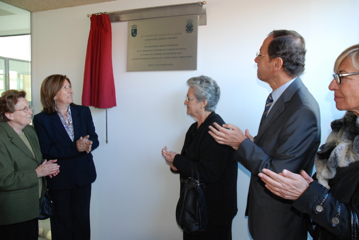 Inauguración del Centro de Salud de Aljucer