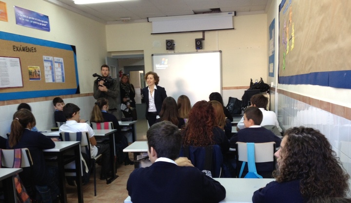 Jornada 'Back to School' en el Colegio Católico San Vicente de Paul, en El Palmar