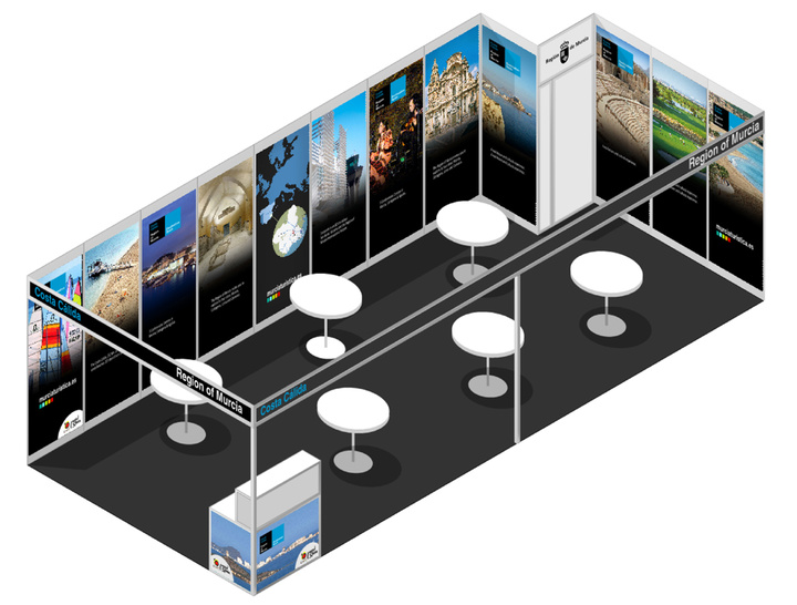 Stand de la Regi&oacute;n en para la World Travel Market