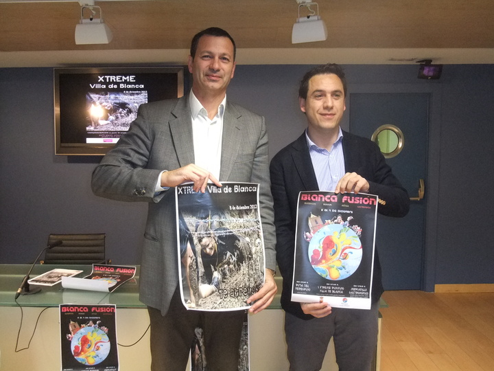 El director general de la Actividad Física y el Deporte, Antonio Peñalver, durante la presentación del I Xtreme Running Villa de Blanca