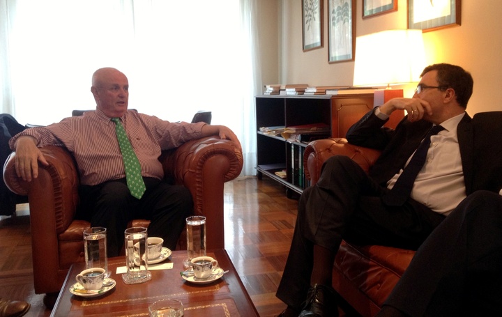 Reunión con el embajador de España en Colombia
