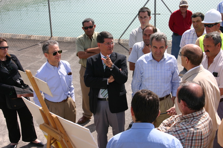 El nuevo depósito de agua potable de Águilas abastecerá a unos 700 vecinos de 220 viviendas rurales diseminadas
