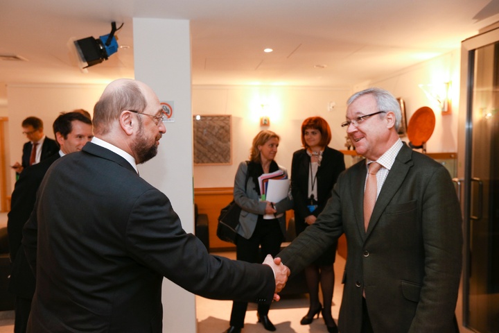 Encuentro entre Valcárcel y el presidente del Parlamento Europeo (1)