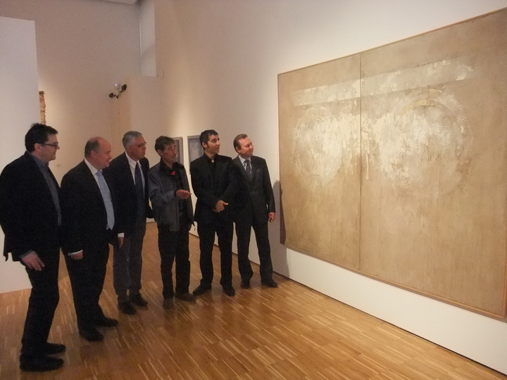 Inauguración de la exposición retrospectiva de José Luis Cacho