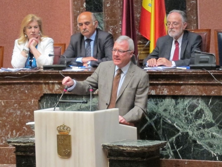 Valcárcel, en la Asamblea Regional