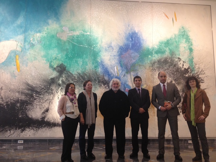 Presentación de la exposición 'Antagonía materica'
