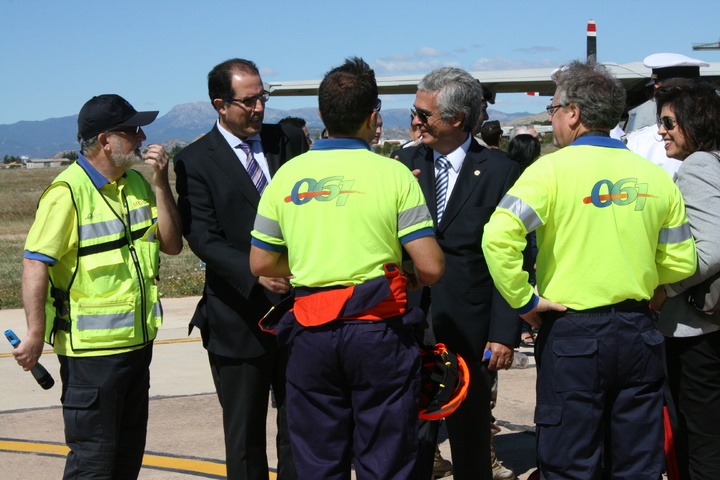 La Gerencia de Urgencias y Emergencias Sanitarias 061 de la Región de Murcia participa en el simulacro de accidente aéreo de la Base de Alcantarilla