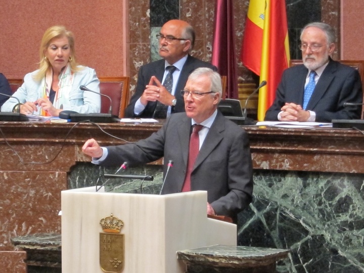 Intervención en la Asamblea Regional durante el discurso sobre el Estado de la Región
