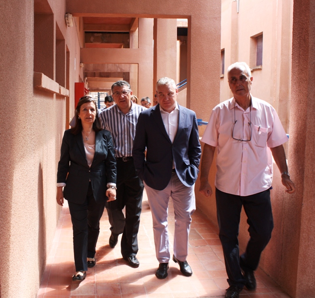 Palacios visita la Residencia Ocupacional y de Tiempo Libre 'El Peñasco'