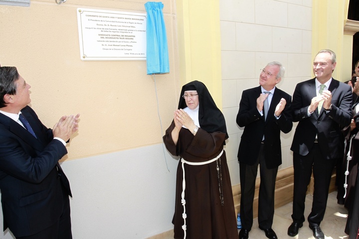 Acto de bendición y entrega oficial de las obras de rehabilitación del monasterio de Santa Ana y Magdalena de Clarisas de Lorca (II)
