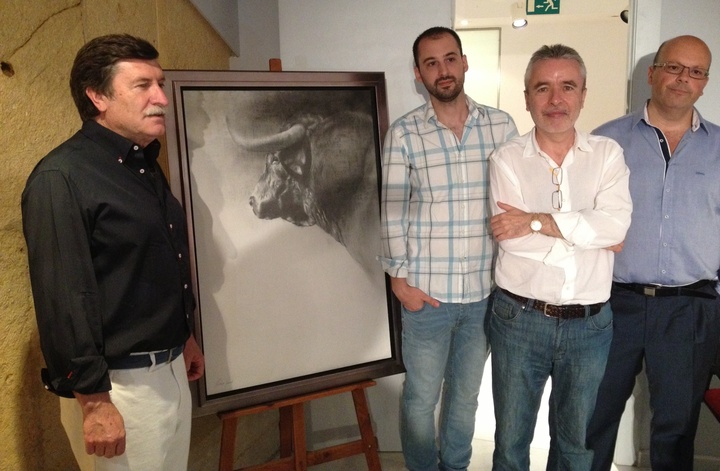 Presentación del cartel anunciador del encierro de Blanca