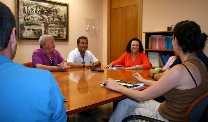 Reunión con los propietarios del edificio Domus Áurea de Lorca