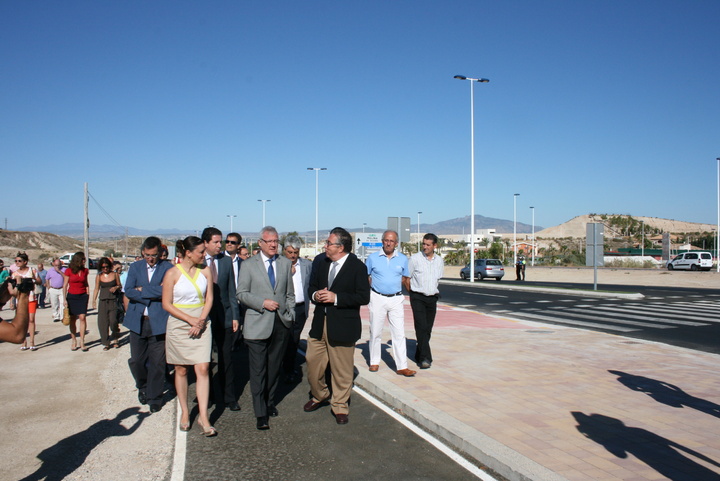 Valcárcel inaugura el desdoblamiento de la carretera A-5 en el tramo entre Molina de Segura y La Alcayna.