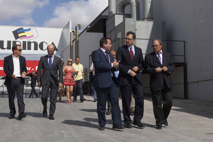 El consejero de Industria, Empresa e Innovación visitó las instalaciones de Eupinca, SA.