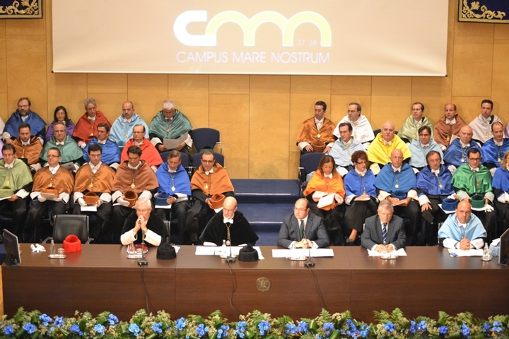 Acto de apertura del Curso Académico 2013-2014 en las universidades públicas de la Región
