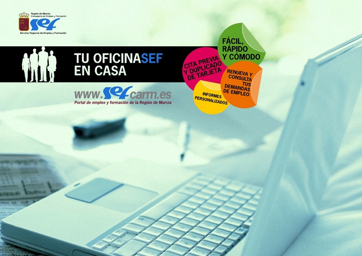 Imagen de la Campaña Tu Oficina SEF en Casa