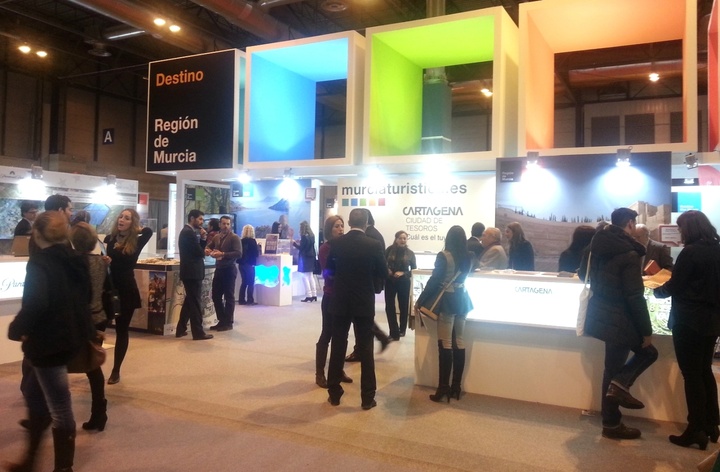 Stand de la Región de Murcia en Fitur