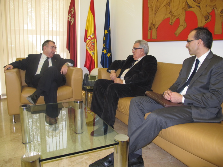 Reunión con el presidente de la Asociación de Profesionales de Radio y Televisión de la Región de Murcia