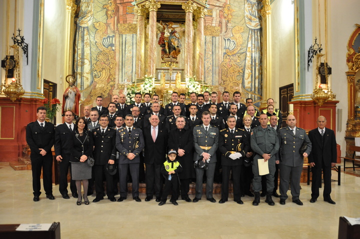 Actos en honor a San Blas, patrón de la Policía Local de Mula