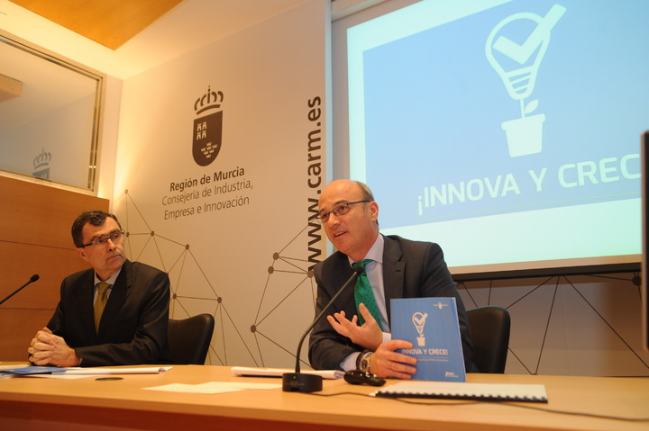 El consejero de Industria, Empresa e Innovación, José Ballesta, presentó hoy la iniciativa 'Innova y Crece'