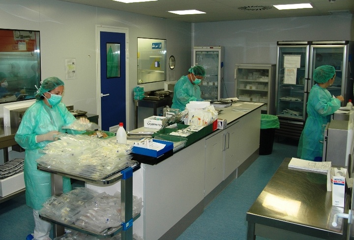 Sala Blanca Misterium del El Servicio de Farmacia de la Arrixaca