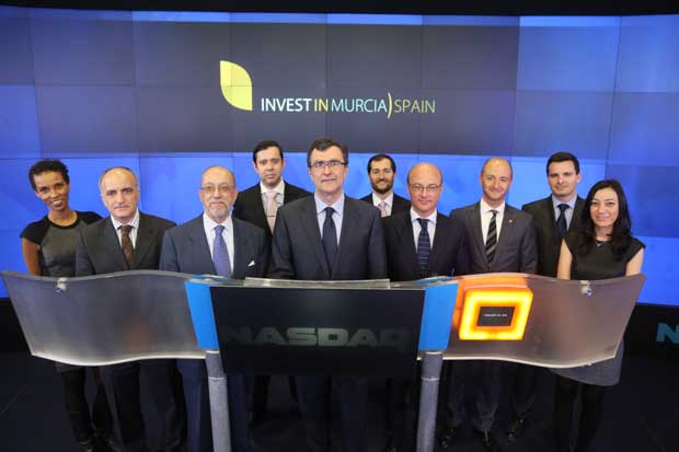 José Ballesta durante el cierre de la sesión del Nasdaq en Nueva York (3)