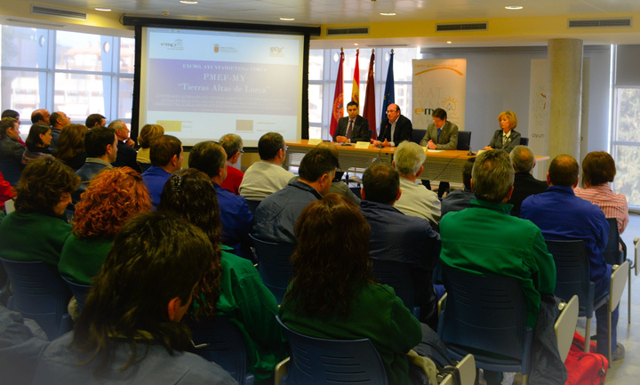 Imagen de la inauguración del programa mixto de empleo y formación de Lorca