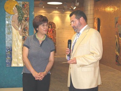 El director general de Comercio y Artesanía recibe a su homóloga del Estado mexicano de Zacatecas