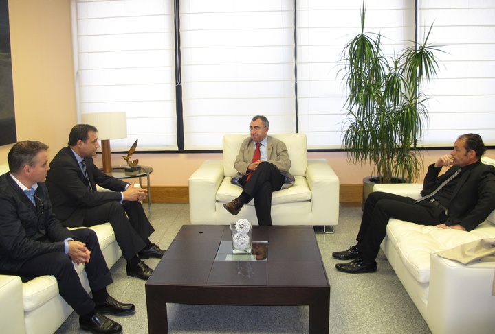 Reunión con el presidente de la Asociación de Promotores Inmobiliarios de la Región de Murcia